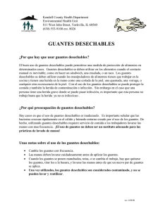guantes desechables - Kendall County Health Department