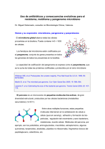Uso de antibióticos y consecuencias evolutivas para el resistoma