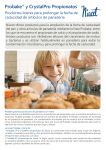 Probake® y CrystalPro Propionatos