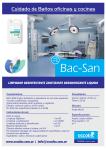 Hospitalario Bac-San 1117 Limpiador desinfectante hospitalario