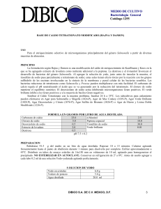 MEDIO DE CULTIVO Bacteriología General _ Catálogo 1255 _____