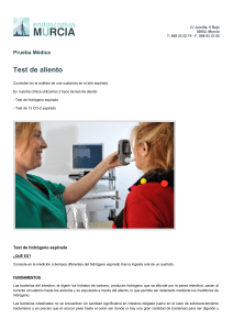 Test de aliento - Endoscopias Murcia