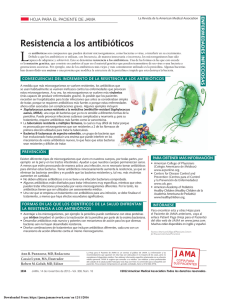 Resistencia a los antibióticos