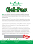Gel-Pac® suministra una suspensión óptima
