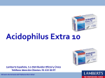 Uso del acidophilus extra 10