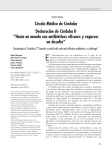 Círculo Médico de Córdoba Declaración de Córdoba II “Hacia un