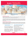 Funcionalidad de los lácteos fermentados con probióticos