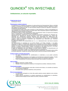 QUINOEX 10% INYECTABLE
