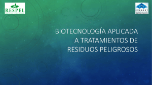 biotecnología aplicada a tratamientos de residuos peligrosos