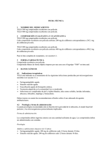 FICHA TECNICA TELO 200 y 400 mg Subsan