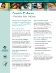 Prostate Problems: What Men Need to Know Los problemas de