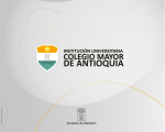 Presentación de PowerPoint - Colegio Mayor de Antioquia