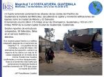 Magnitud 7.4 COSTA AFUERA GUATEMALA
