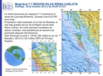 Magnitud 7.7 REGIÓN ISLAS REINA CARLOTA