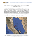 Boletín especial de sismos ocurridos los días 27 al 30 de marzo del