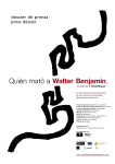 Dossier de prensa completo - Quién mató a Walter Benjamin…