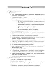 memorización - ies montes obarenes