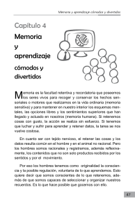 Capítulo 4 Memoria y aprendizaje