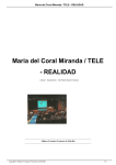 Maria del Coral Miranda / TELE - REALIDAD