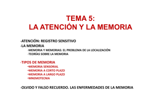 la memoria - Psicologia IES Reyes Catolicos