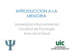 INTRODUCCION A LA MEMORIA