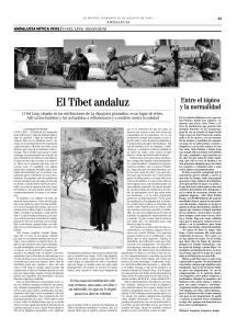 El Tíbet andaluz - Luis Miguel Fuentes · EL MUNDO de Andalucía