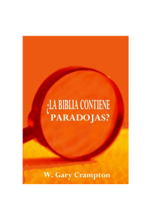 la biblia contiene paradojas - traducciones al español de vincent