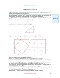 Teorema de Pitágoras - Aprende Matemáticas