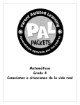 Matemáticas Grado 4 Conexiones a situaciones de la vida real