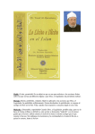 Lo lícito e ilícito en el Islam (por Dr. Yusuf Al