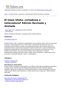 El Islam Shiita: ¿ortodoxia o heterodoxia? Edición - Al