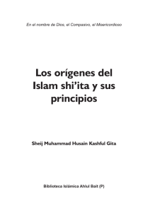 Los orígenes del Islam shi`ita y sus principios