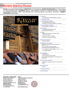 Revista Islámica Kauzar - Comunidad Islamica de Chile
