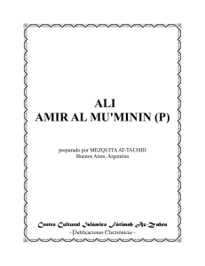 Ali Amir Al Mu`Minin (P)