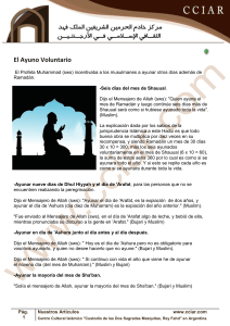 El Ayuno Voluntario