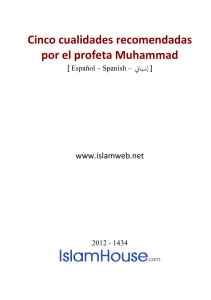 Cinco cualidades recomendadas por el profeta Muhammad PDF
