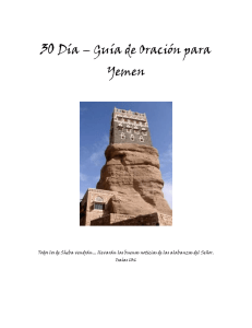 30 Día – Guía de Oración para Yemen