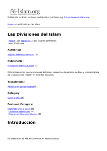 Las Divisiones del Islam - Al