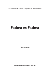 Fatima es Fatima - Biblioteca Islámica Ahlul Bait (P).
