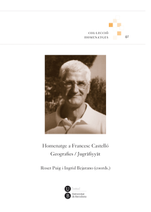 Homenatge a Francesc Castelló. Geografies