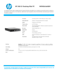 HP 260 G1 Desktop Mini PC M8Y08LA#ABM