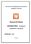 Manual del Alumno - Instituto Wiener