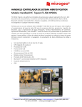 Modelo: Handheld PC Topcon FC-500 HPSRDS
