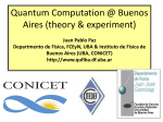 Quantum Computation, Quantum Algorithms, Quantum