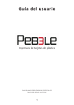 Guia de Usuario para la Impresora de tarjetas Plasticas Pebble 3