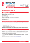 instrucciones finales - Corre por el Niño 2016