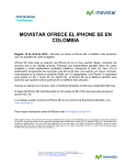 MOVISTAR OFRECE EL IPHONE SE EN COLOMBIA