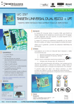 tarjeta universal dual rs232 + lpt