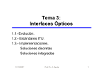 Tema 3: Interfaces Ópticos