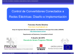 Control de Convertidores Conectados a Redes Eléctricas